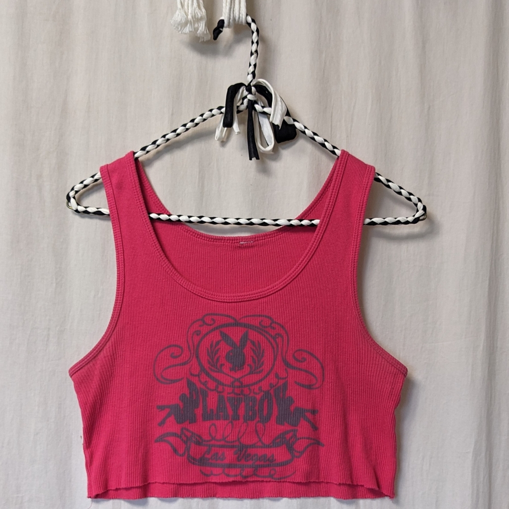 3/$25 Playboy Pink Tank Top